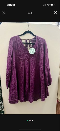 NWT plum boutique dress
