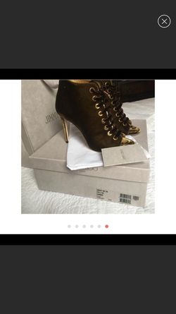 Jimmy Choo Peep Toe Booties