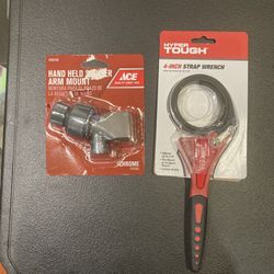 Shower Arm Mount & Strap Wrench