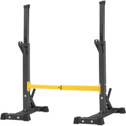 Squat Rack Stand Barbell Free Press Bench Home Gym Dumbbell Racks Stands Adjustable