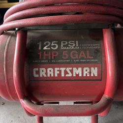 Craftsman 125 PSI COMPRESSOR 5 Gallon