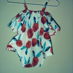 Toddler Baby Girl 4 Onesies Size 12 Months