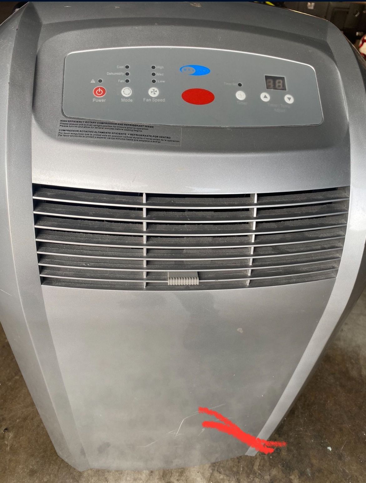 Arc 12S WHYTNER 12000 Btu Double hose With Dehumidifier