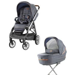 Stroller + bassinet – luxury Italian made from the brand 'Inglesina' (With Lots Of Gifts Included In The Price)