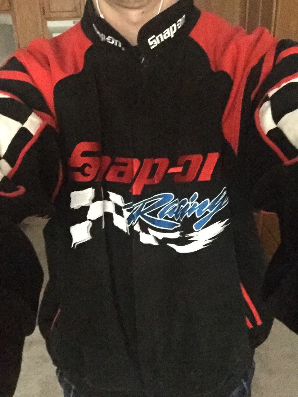 Xl snap on racing jacket