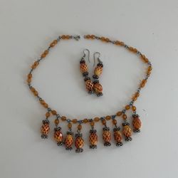 Necklace With Earrings 