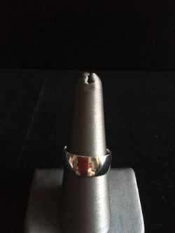 Sterling Silver Wedding Band 8MM