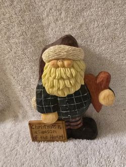 Crazy Mountain Henton Santa Clause Christmas is the Season of the Heart Santa 1998