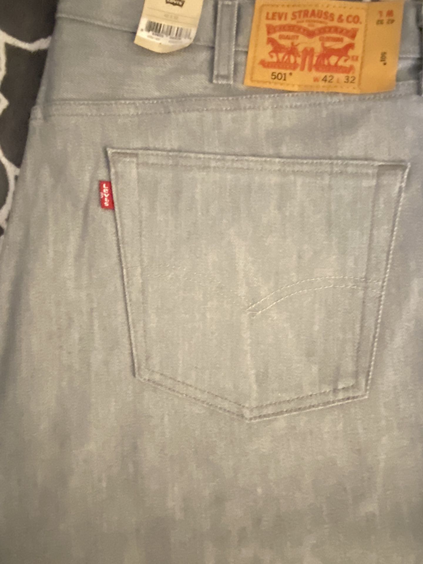 Brand New Levi’s 501s Light Grey,42x32 for Sale in Vista, CA - OfferUp