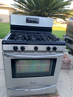 Stove stainless steel ( 5 burners)
