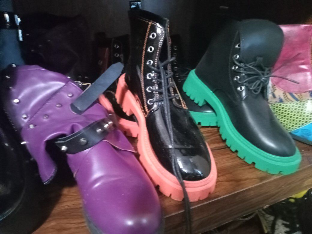 Boots Boots And More Boots Size 9 To 10