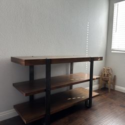 Walnut Three Shelf Unit
