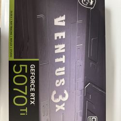 MSI Ventus RTX 5070ti 16GB