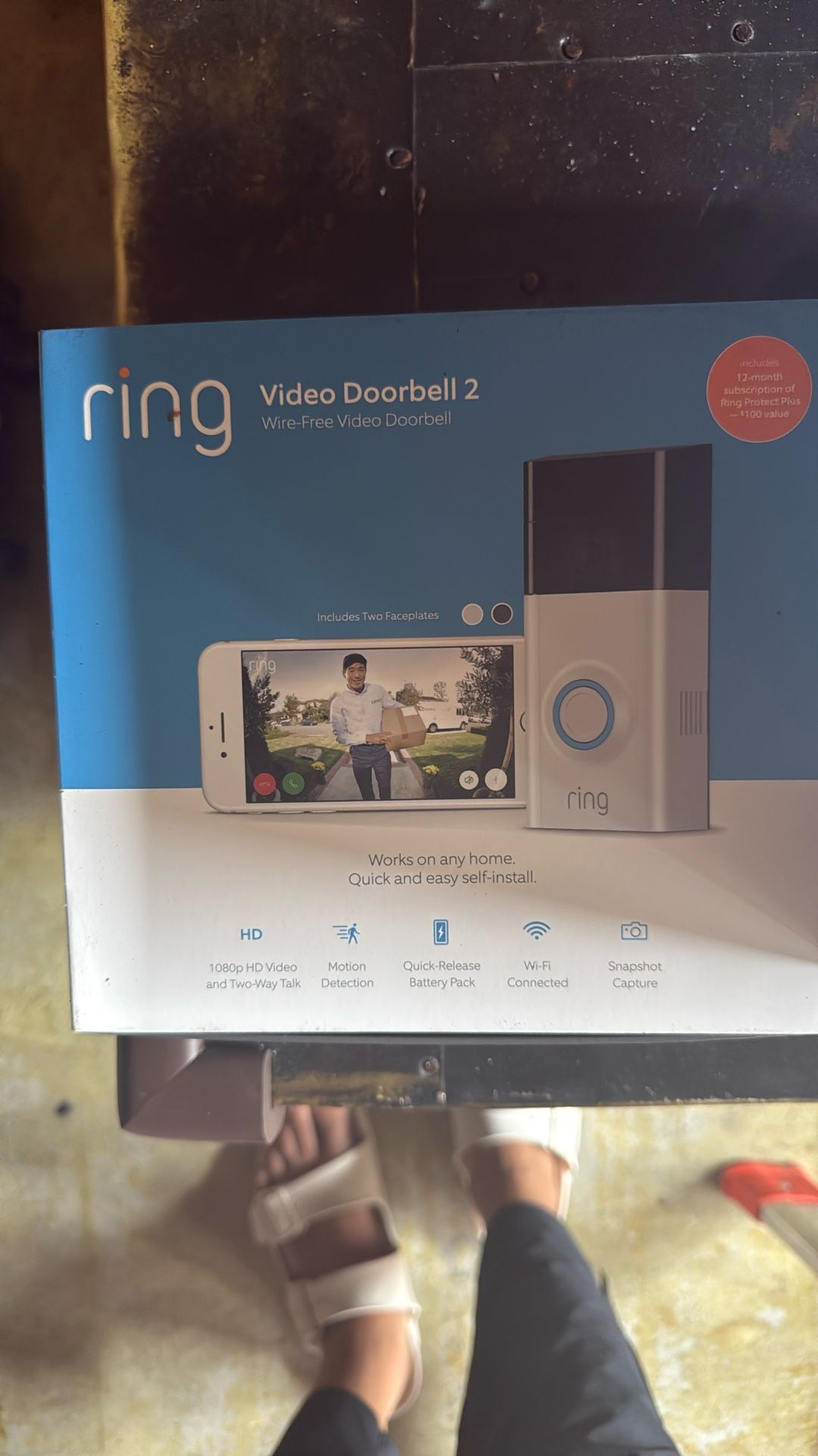 RING Video Doorbell , Camera, Alarm
