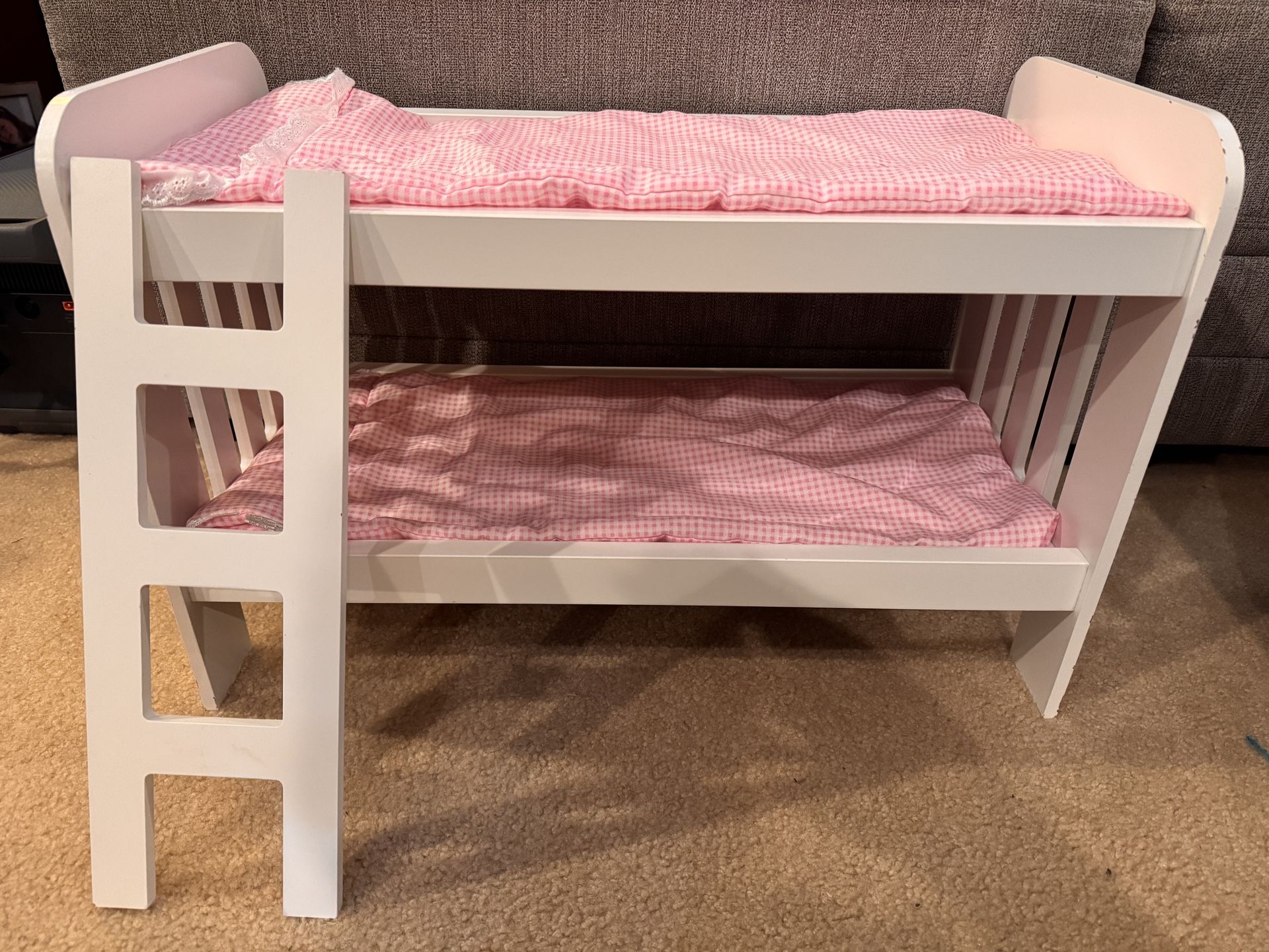 Bunk Bed For 18” Dolls (fits American Girl)