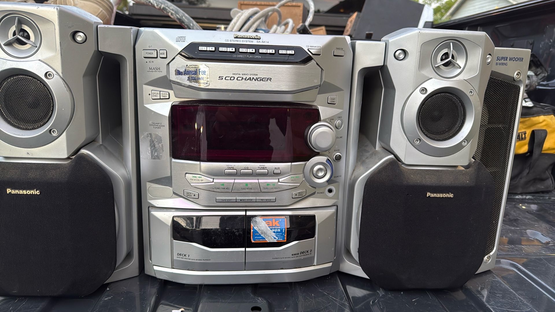 home stereo/sound system
