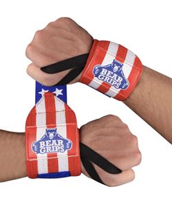 Bear Grips Wrist Wraps for Weightlifting Men, Wrist Straps for Weightlifting, Powerlifting Wrist Wraps, Weight Lifting Wrist Wraps for Women, ​​Wrist 