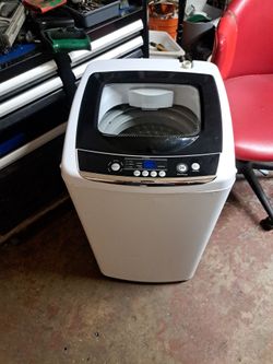Black and decker portable washer.