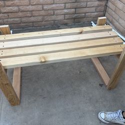 Wood Bench