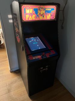 Classic Ms. PAC Man upright arcade game
