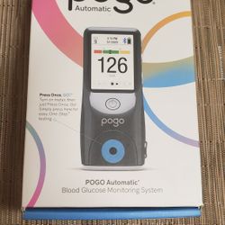 Pogo Automatic Blood Glucose Monitoring System Bluetooth 