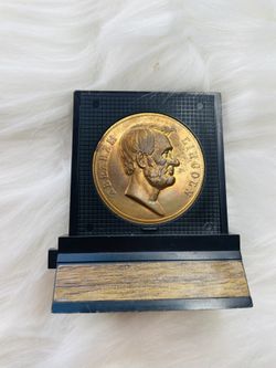 USA President Abraham Lincoln Inaugurated Commemorative UNCIRCULATEDBronze Medal