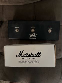 Foot switches for peavey and Marshall