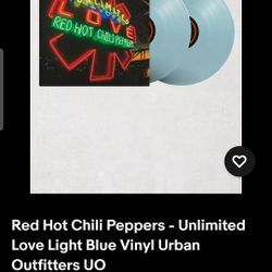 RED HOT CHILI PEPPERS unlimited love 2Lp LIGHT BLUE Vinyl DBL Record SEALED/NEW