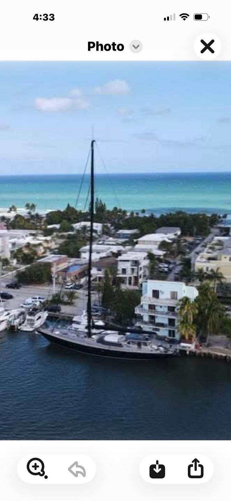 155 foot private Dock Space 20 Draft Available