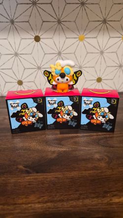 McDonald's Hello Kitty Godzilla #3 My Melody Mothra McDonalds