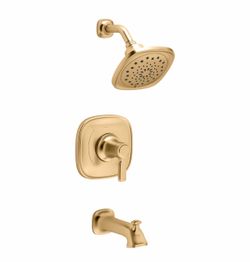 Brand New Kohler Terzet Rite-Temp Bath and Shower Trim Set Brass