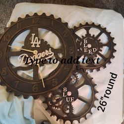 Dodger  Gear Clock