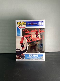 God of War Kratos Funko *signed by Chris Judge *