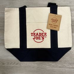 BLUE Mini Tote Trader Joe ( Last One)