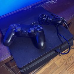 Sony PlayStation 4 Slim 1TB Console - Jet Black (1 Game , 1 Controller Included)