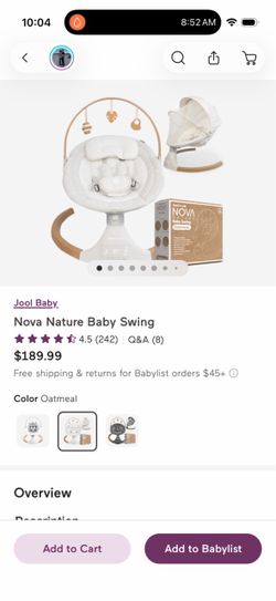 Baby Swing (Nova Nature)