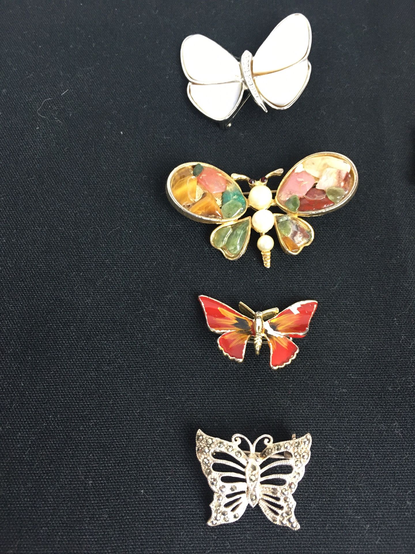 Vintage Butterfly pin lot