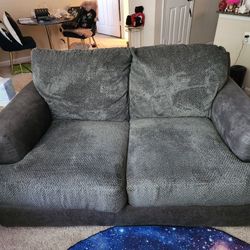 Grey Love Seat