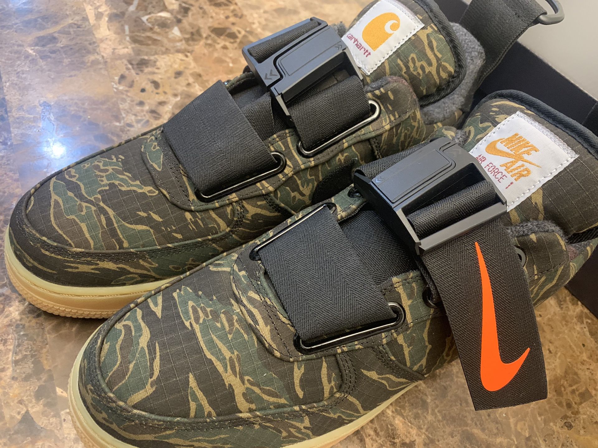 Nike Air Force one Utility Carhartt edition in Camo 10 1/2 for