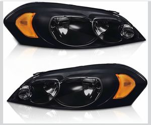 BLACK HOUSING HEADLIGHT ASSEMBLIES