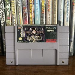 Ultimate Mortal Kombat 3 (SNES Super Nintendo Entertainment System, 1996) Authentic Tested 