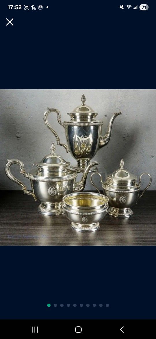 International sterling Silver Coffee Set