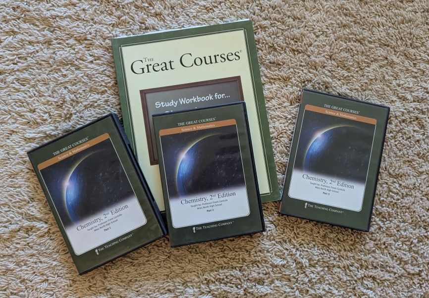 Great Courses Chemistry 2nd Edition With Study Workbook