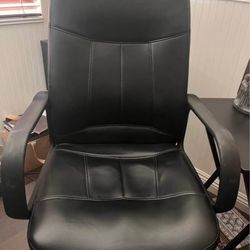 Leather office chair
