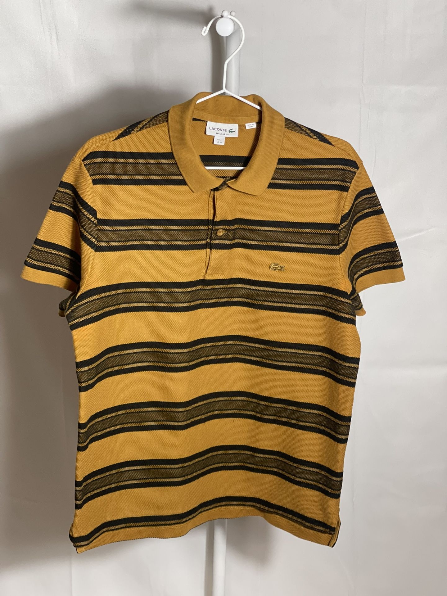 Lacoste Yellow And Black stripped