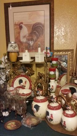 colecci�n de gallos the home interiors