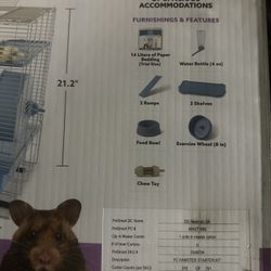 Jaula Para Mascota Con Todos Sus Accesorios (NUEVA EN SU CAJA)
