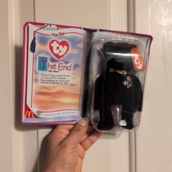 Black The End Doll From McDonald's Year 2000 Antique.