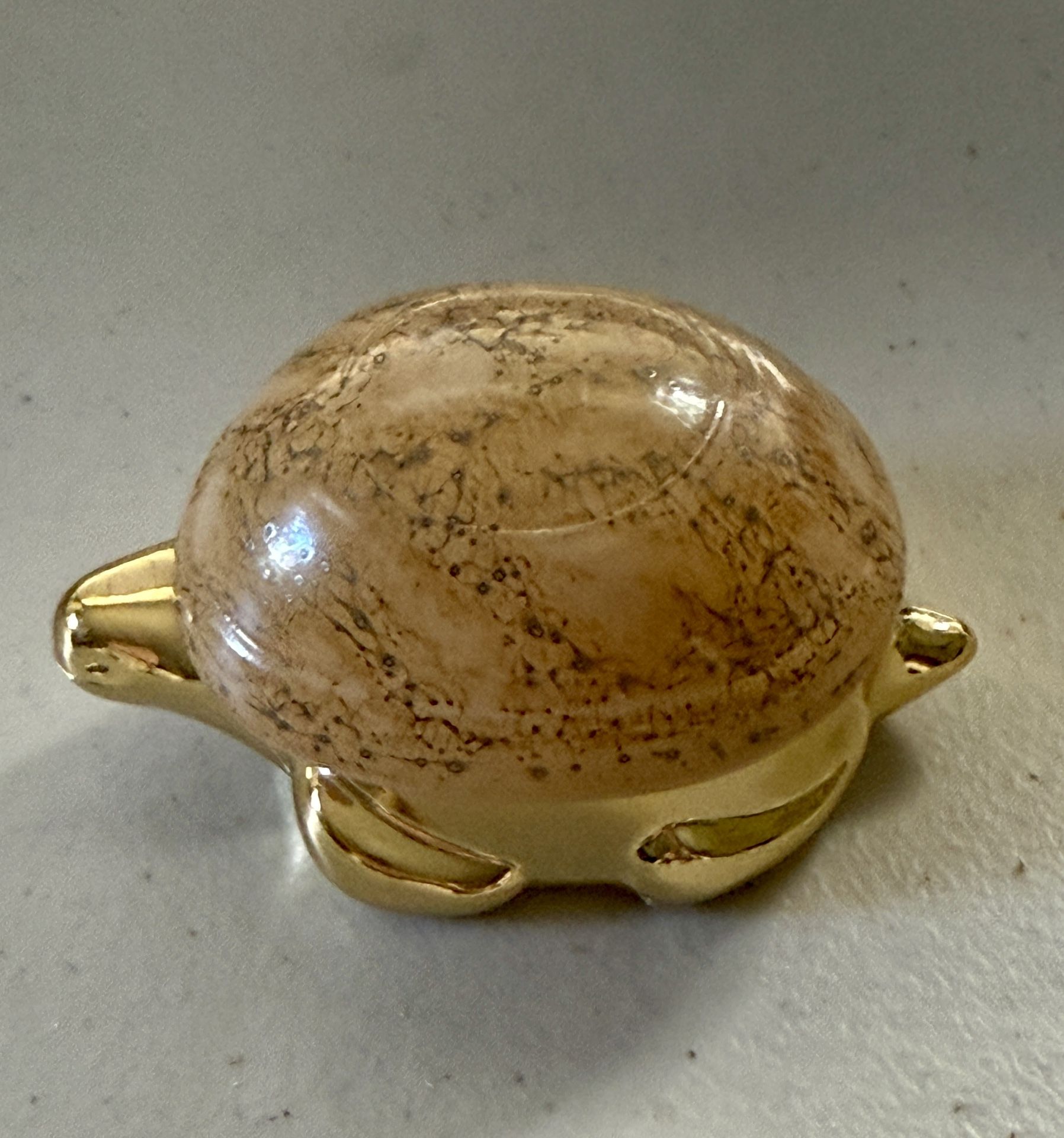 Avon 1970s Roses Roses Cream Sachet Turtle Jar, EMPTY