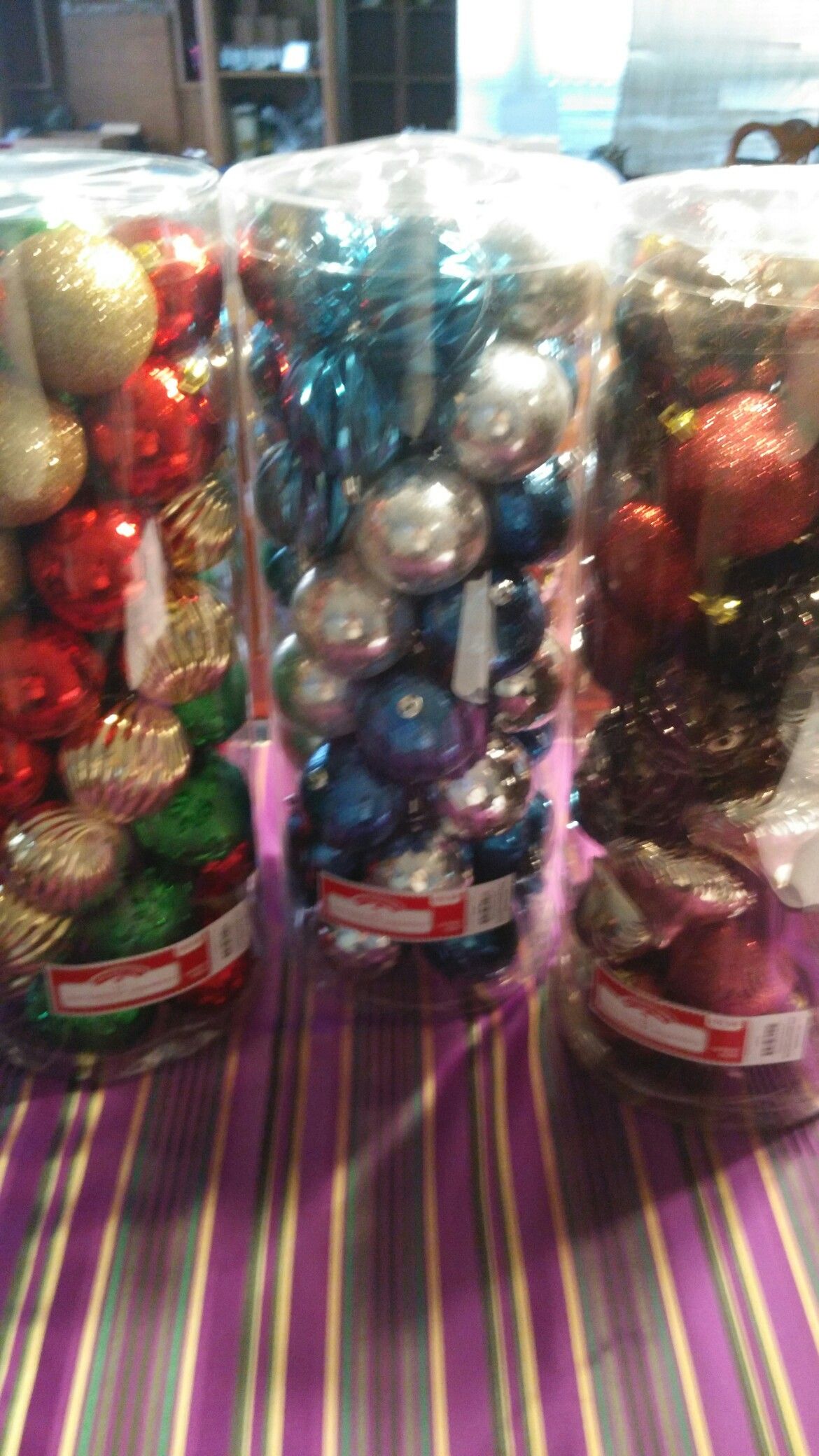 50 pc shatter proof ornaments